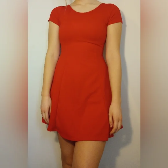 Mady & Nell | Dresses | Mady Nell Adorable Super Cute Cherry Red Short Dress  Size Xs | Poshmark